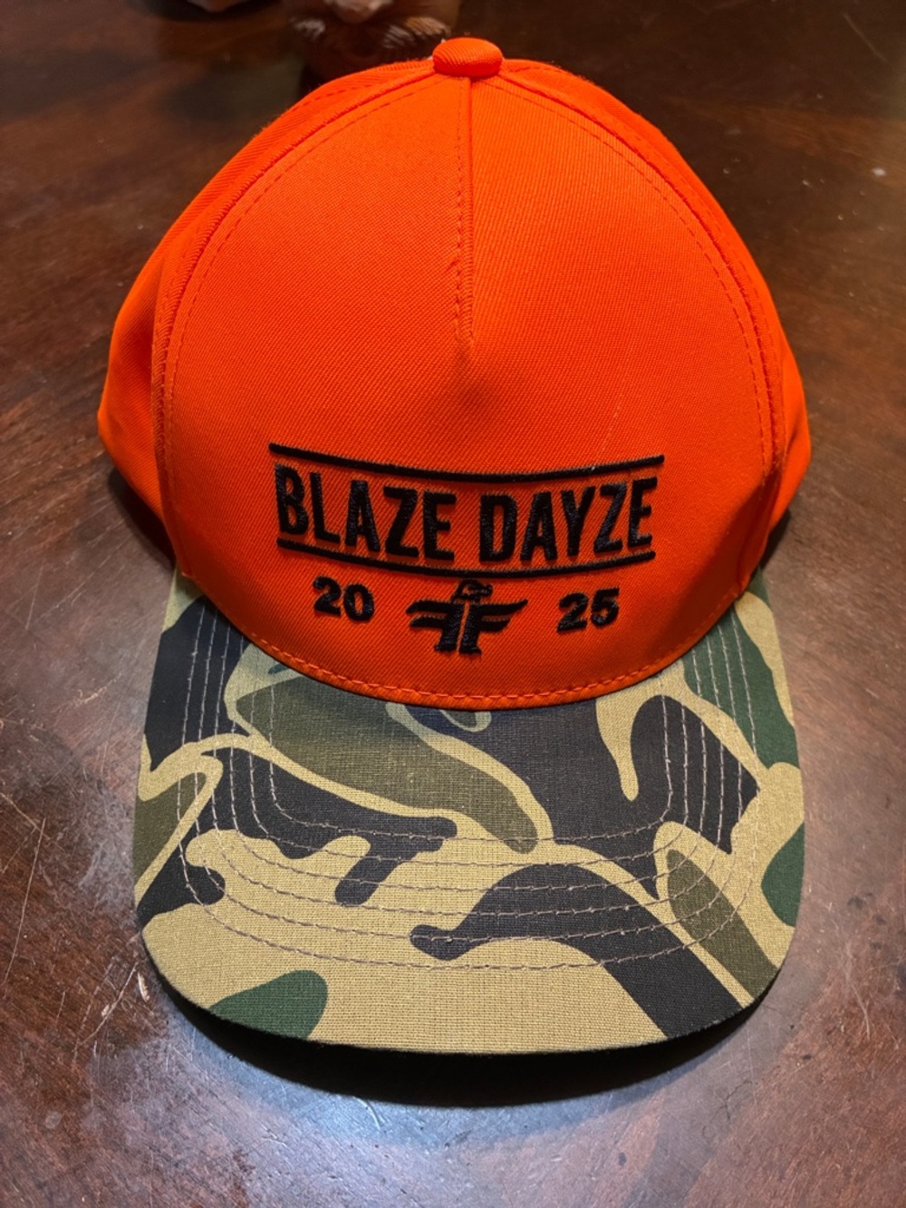Blaze Dayze Orange & Camo SnapBack Hat
